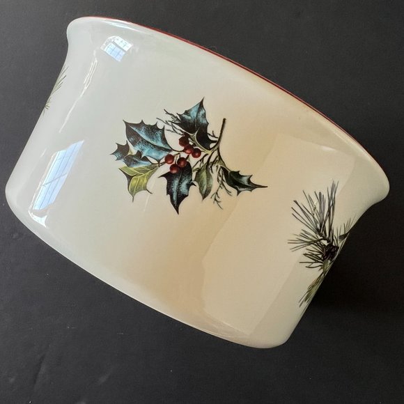 LENOX "Winter Greetings" Round Bowl EUC - Picture 2 of 9